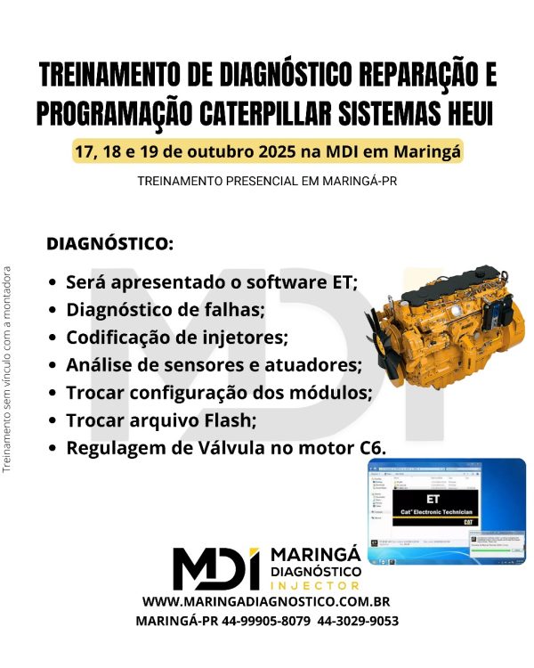 Treinamento Carterpillar Heui - MDI 1