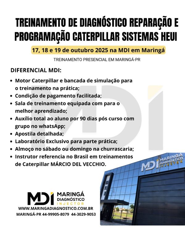 Treinamento Carterpillar Heui - MDI 3