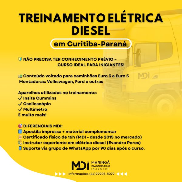 Treinemnto Eletrica Diesel - MDI-1