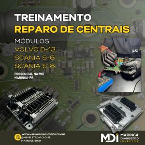 Treinamento Reparo de Centrais - Scania e Volvo - MDI Maringá